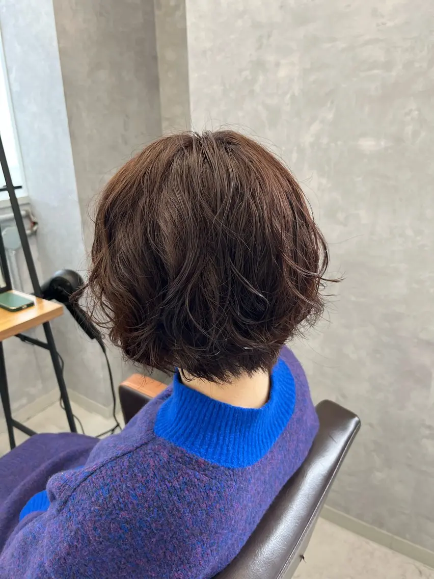 ショート パーマ NUMBER 天王寺 🌼yuriのヘアスタイル