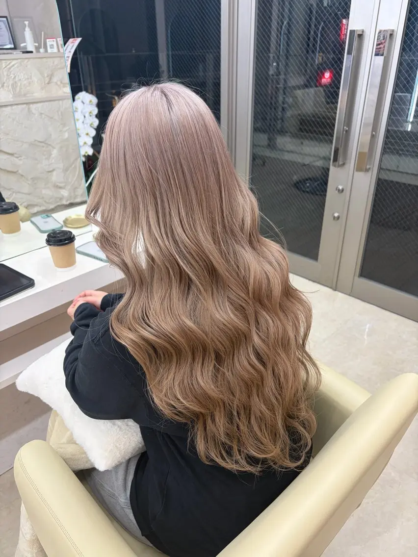 ロング カラー XELM高崎 🤍Kyokaのヘアスタイル