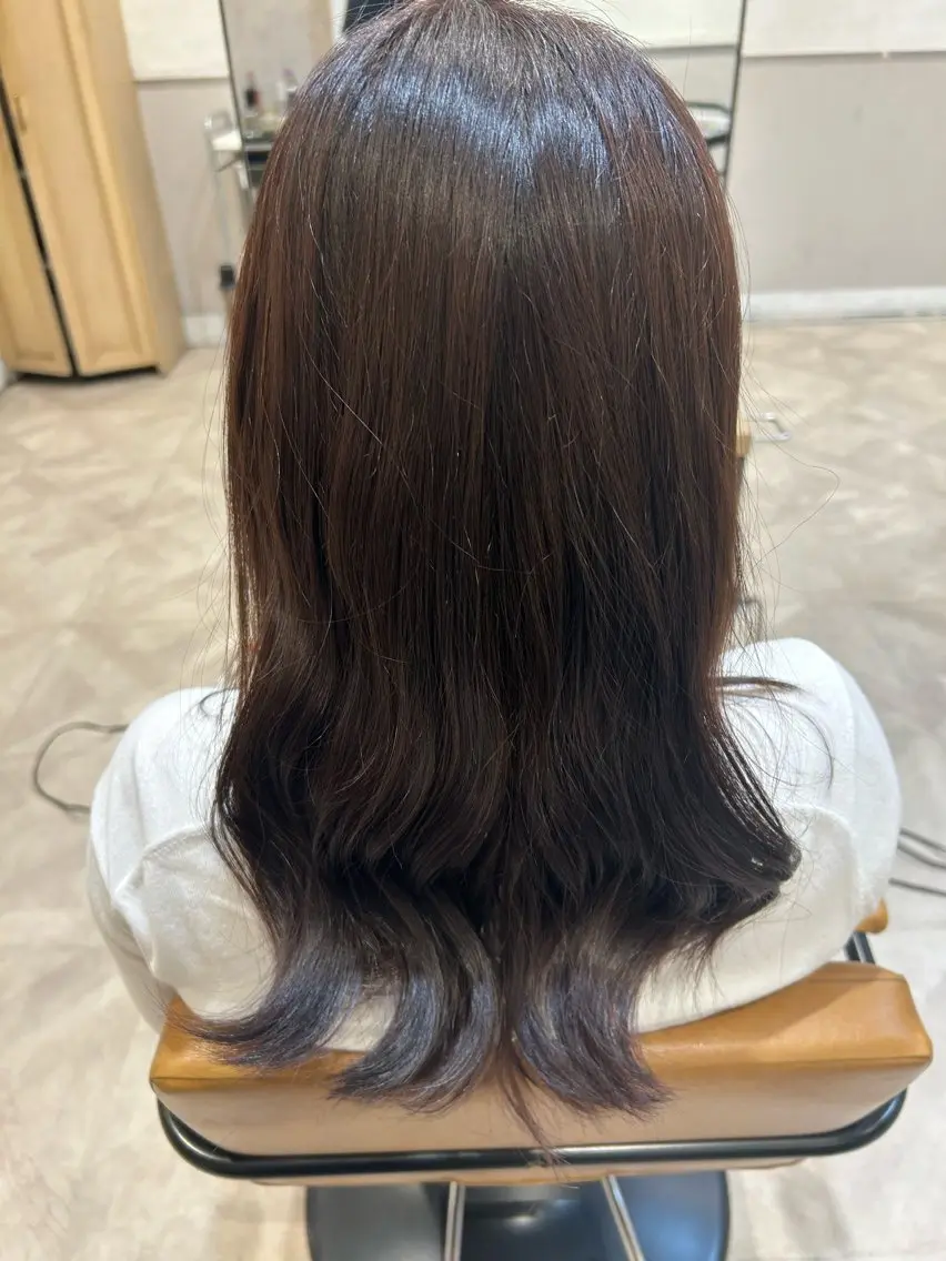 ロング ヘアカラー 小川 ルミナのヘアスタイル
