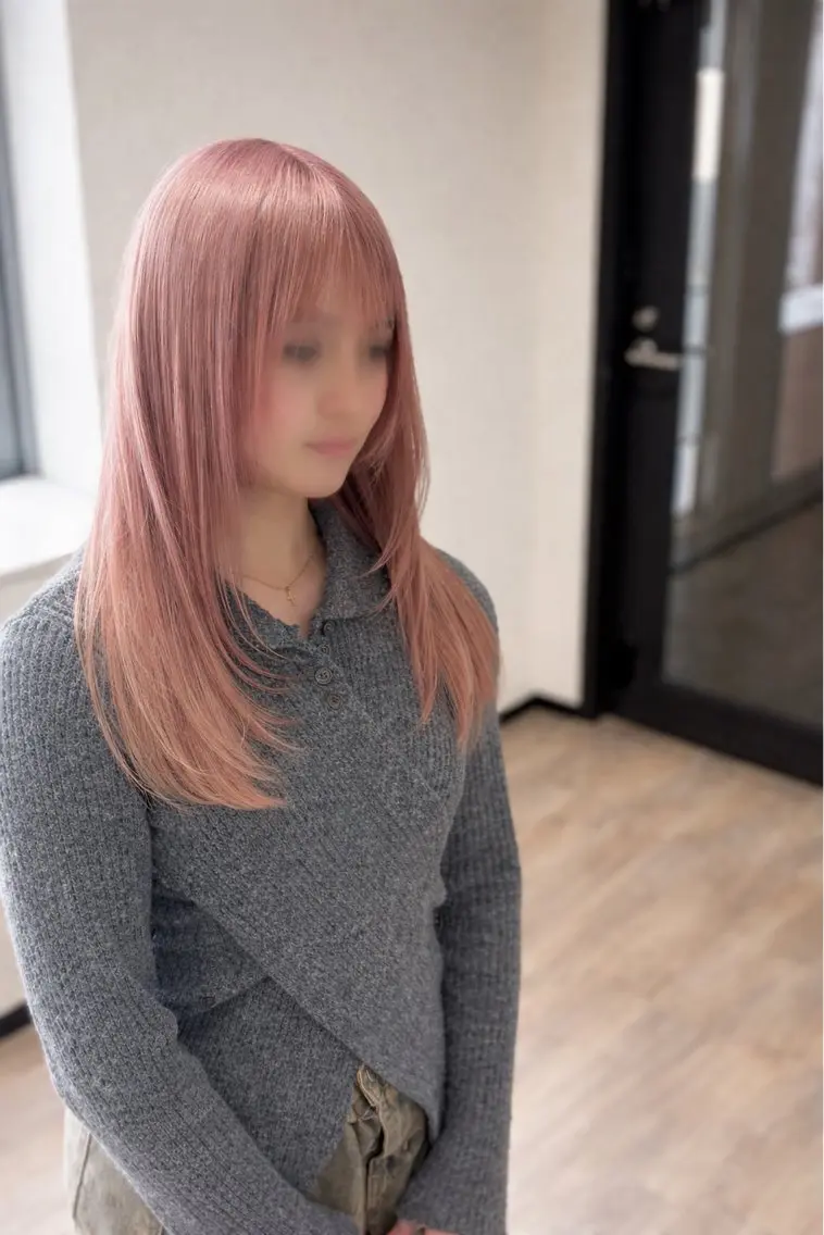 ブリーチカラー+髪質改善トリートメントの写真