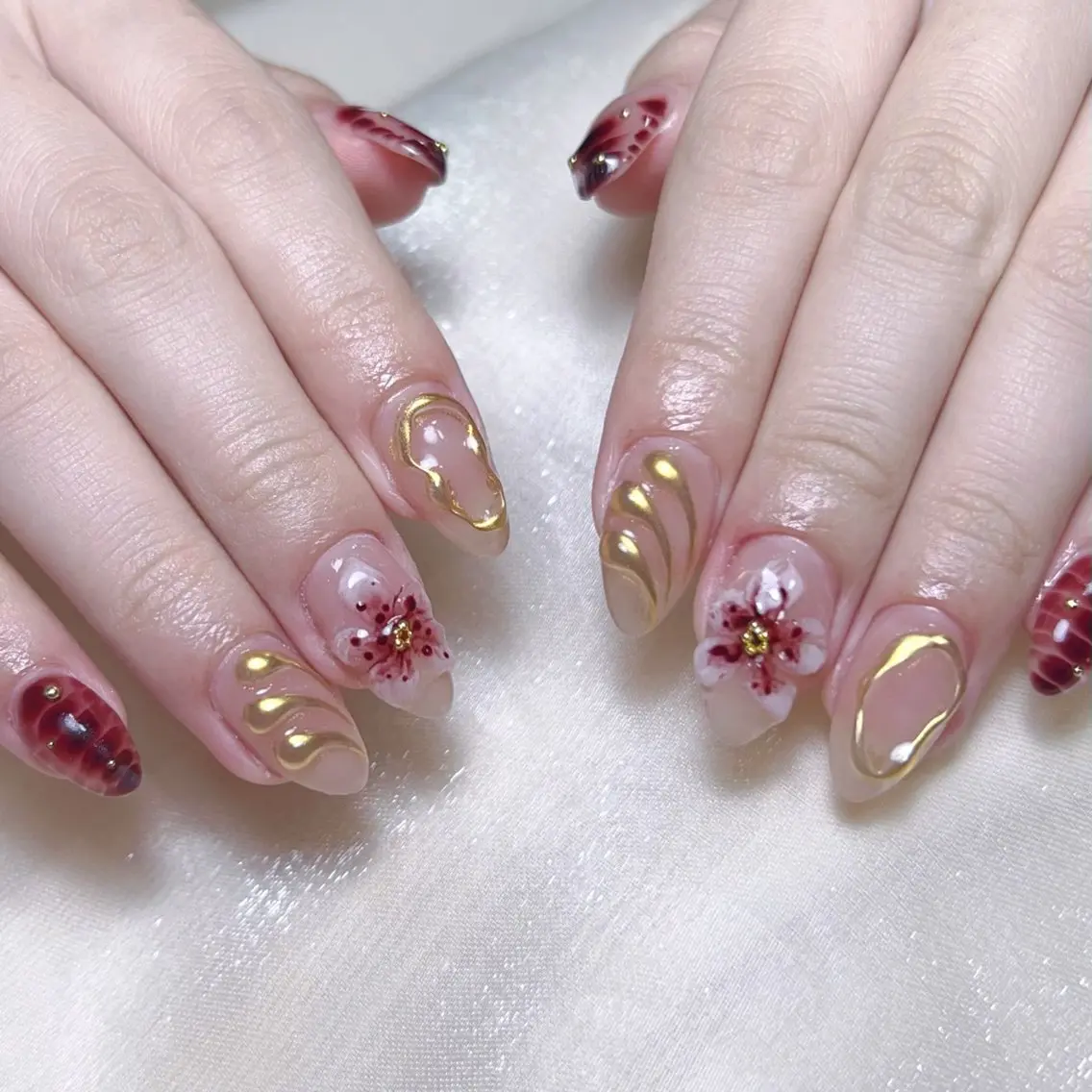 ネイル ハンドネイル NAILサロン 木にいるのネイルデザイン