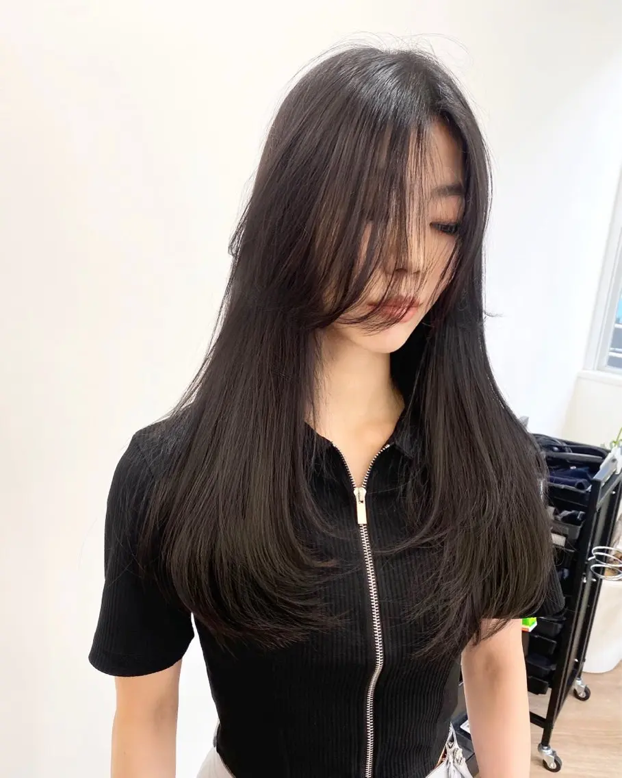ロング カラー カット ヘアカラー トリートメント レイヤーカット✂️ 艶髪/小田部慎也のヘアスタイル