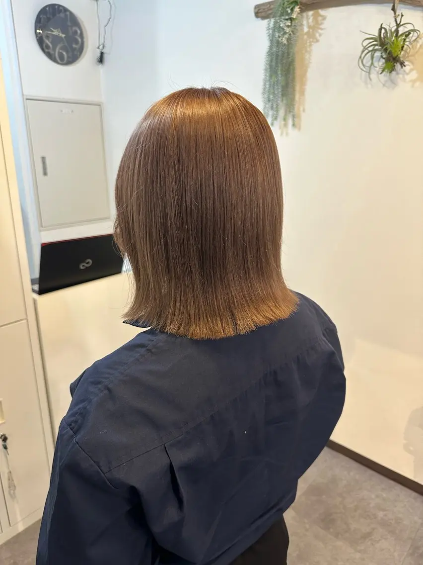 カラー ベージュカラー ヘアカラー Sherry/R 三川町　木村祐里奈のヘアスタイル