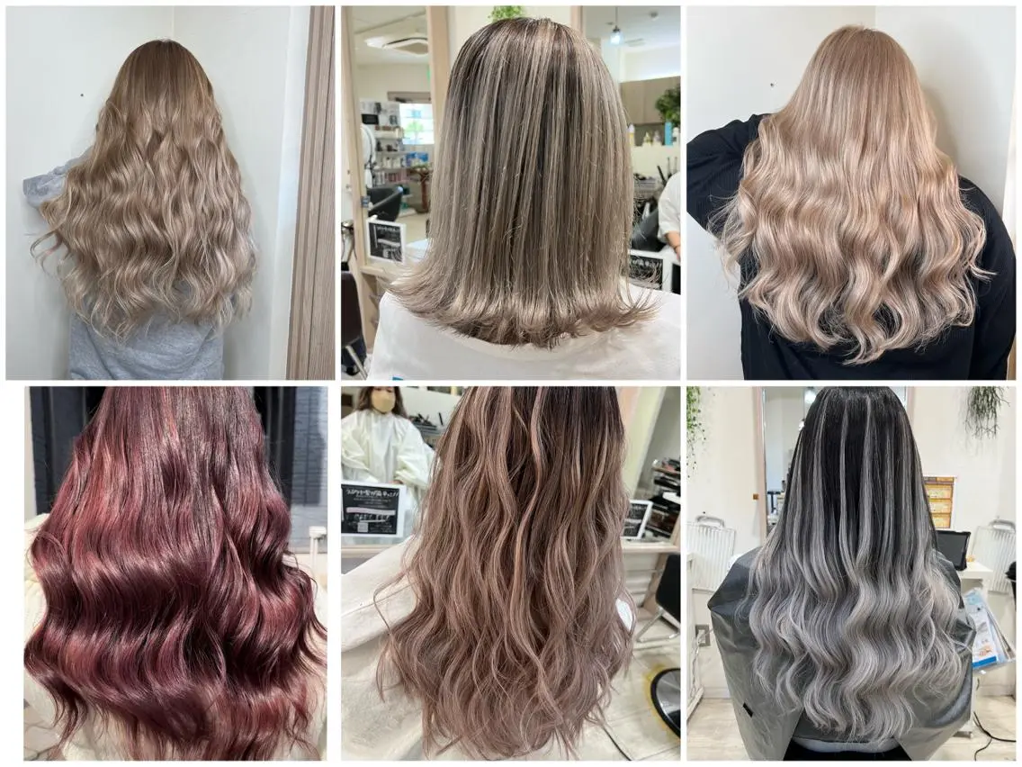 セミロング カラー ヘアカラー トリートメント KR2S× 亜以加のヘアスタイル