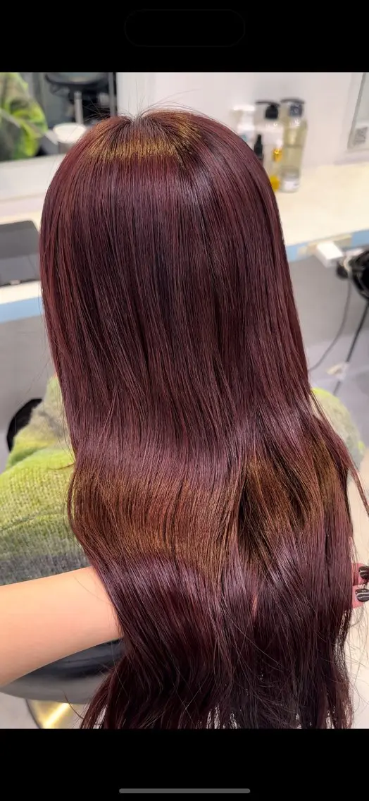 ロング カラー ヘアカラー ♥️暖色カラ ー♥️由夏のヘアスタイル