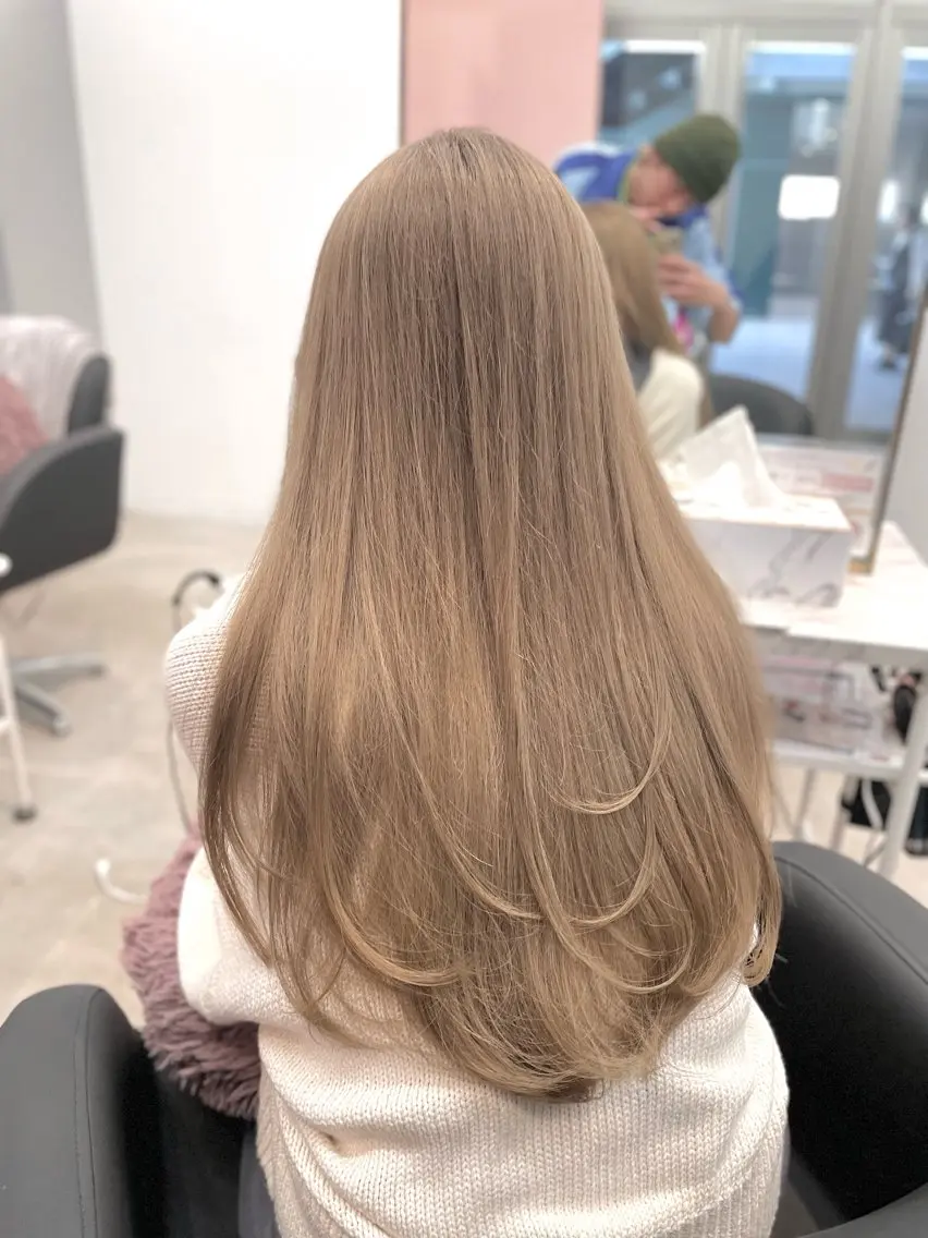 🌸枝毛さよならカット+真実のケアブリーチ+キューティクル補習トリートメントの写真