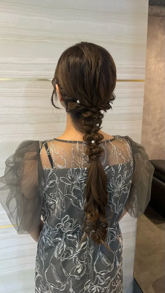 ロング 古沢 月渚のヘアスタイル