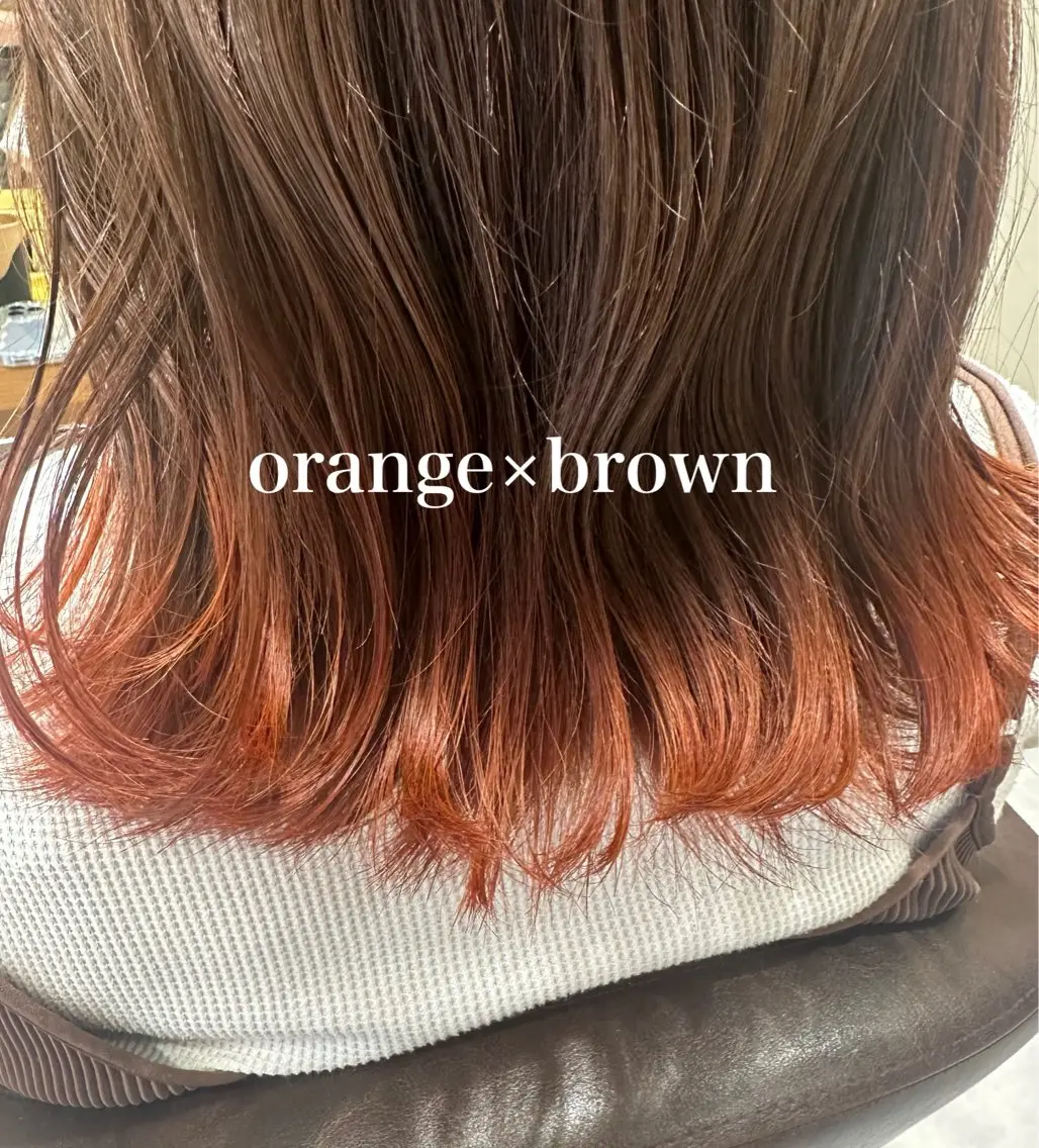 ミディアム カラー カット ヘアカラー トリートメント 美髪矯正/渡辺 りんのヘアスタイル