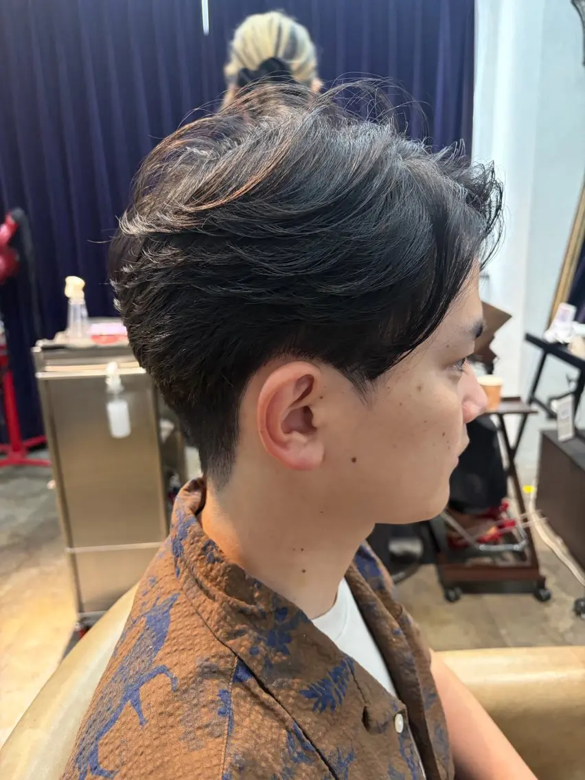 ショート メンズ ビジネス メンズショート ショートヘア カット 妙見 知洋のヘアスタイル