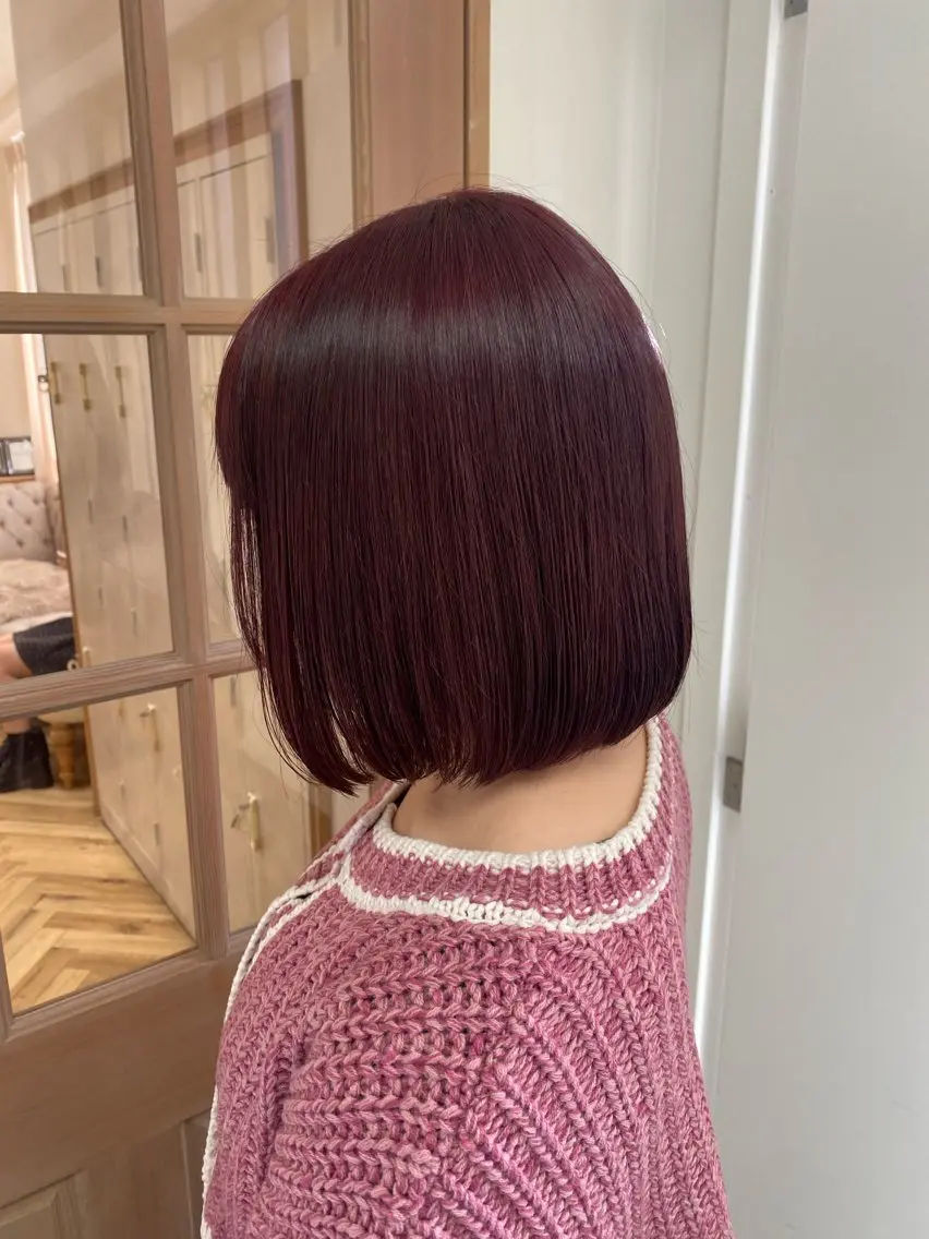 ショート カット ヘアカラー 原 朱莉のヘアスタイル