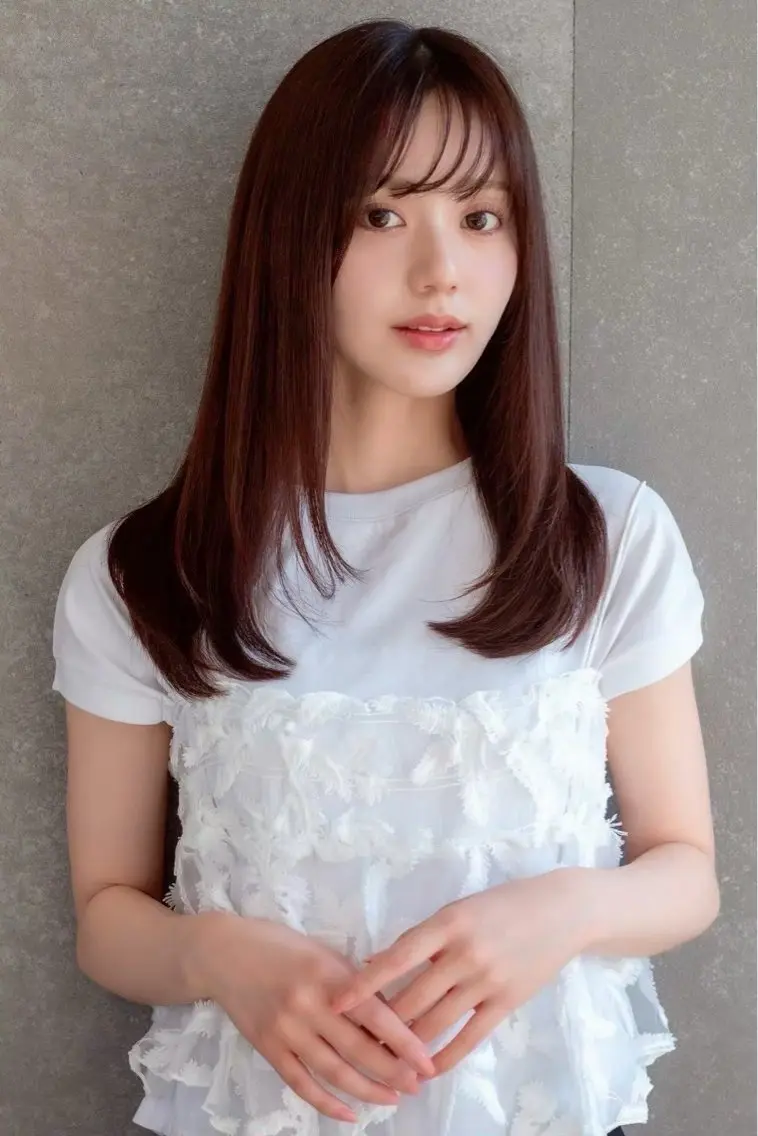 ロング Ruri縮毛矯正 酸性ストレートのヘアスタイル