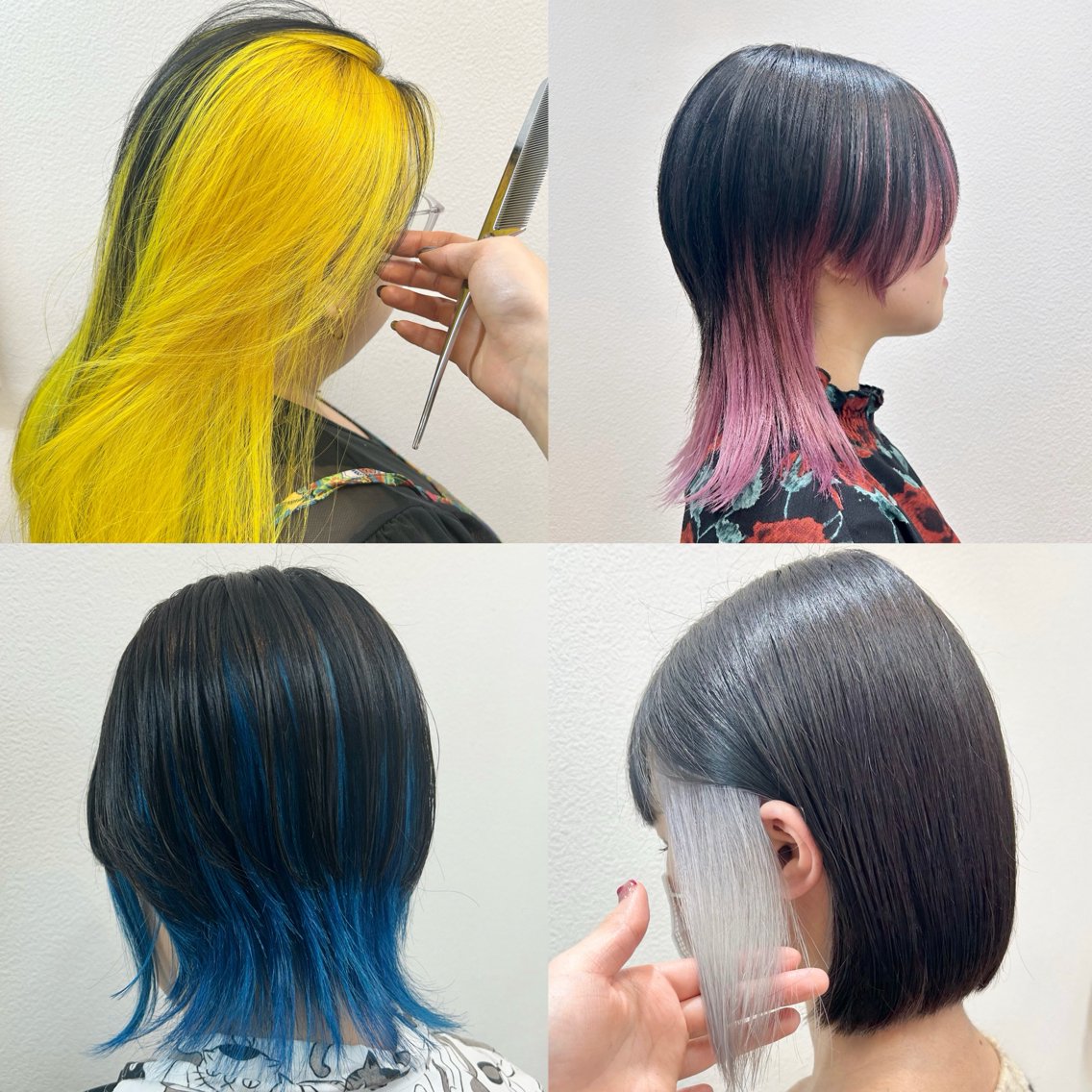カラー インナーカラー カット ヘアカラー トリートメント Maya🦋 ハイトーン特化のヘアスタイル