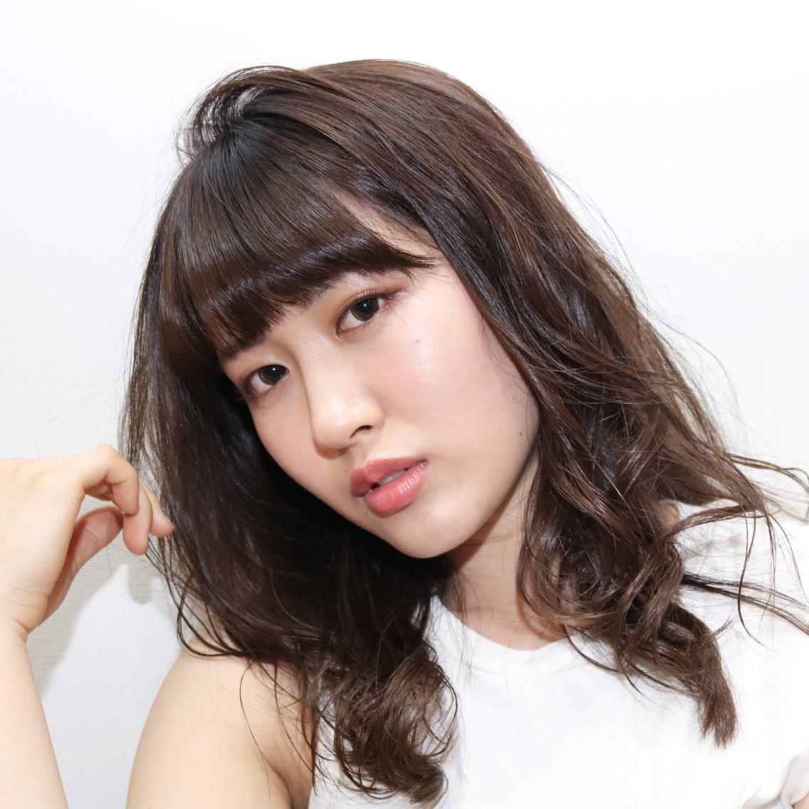 ロング レイヤーカット ロング ローレイヤー 植田 敬太のヘアスタイル
