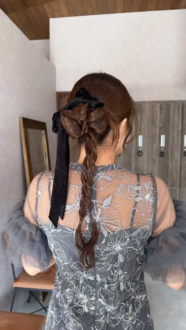 ヘアセットの写真