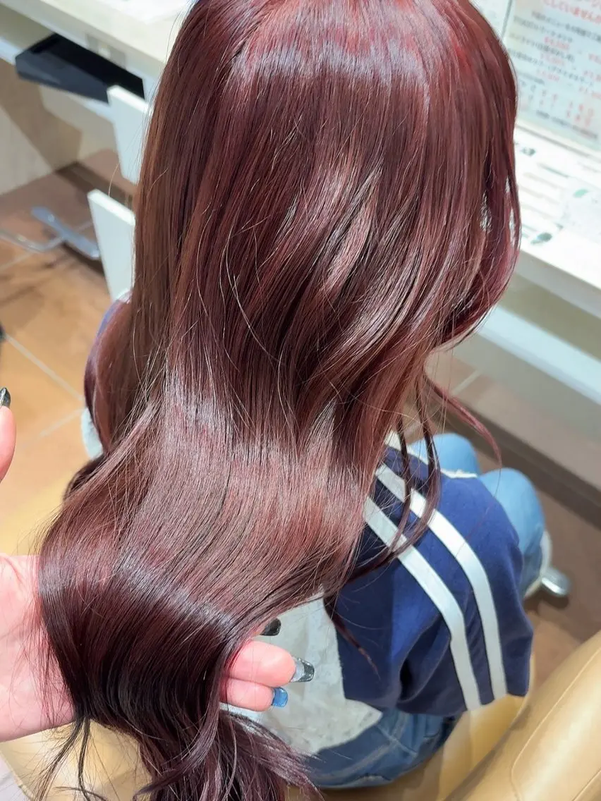 ブリーチなしでできるダブルカラー ※ワインレッドや、ラベンダーなどしたい方はこちら！の写真