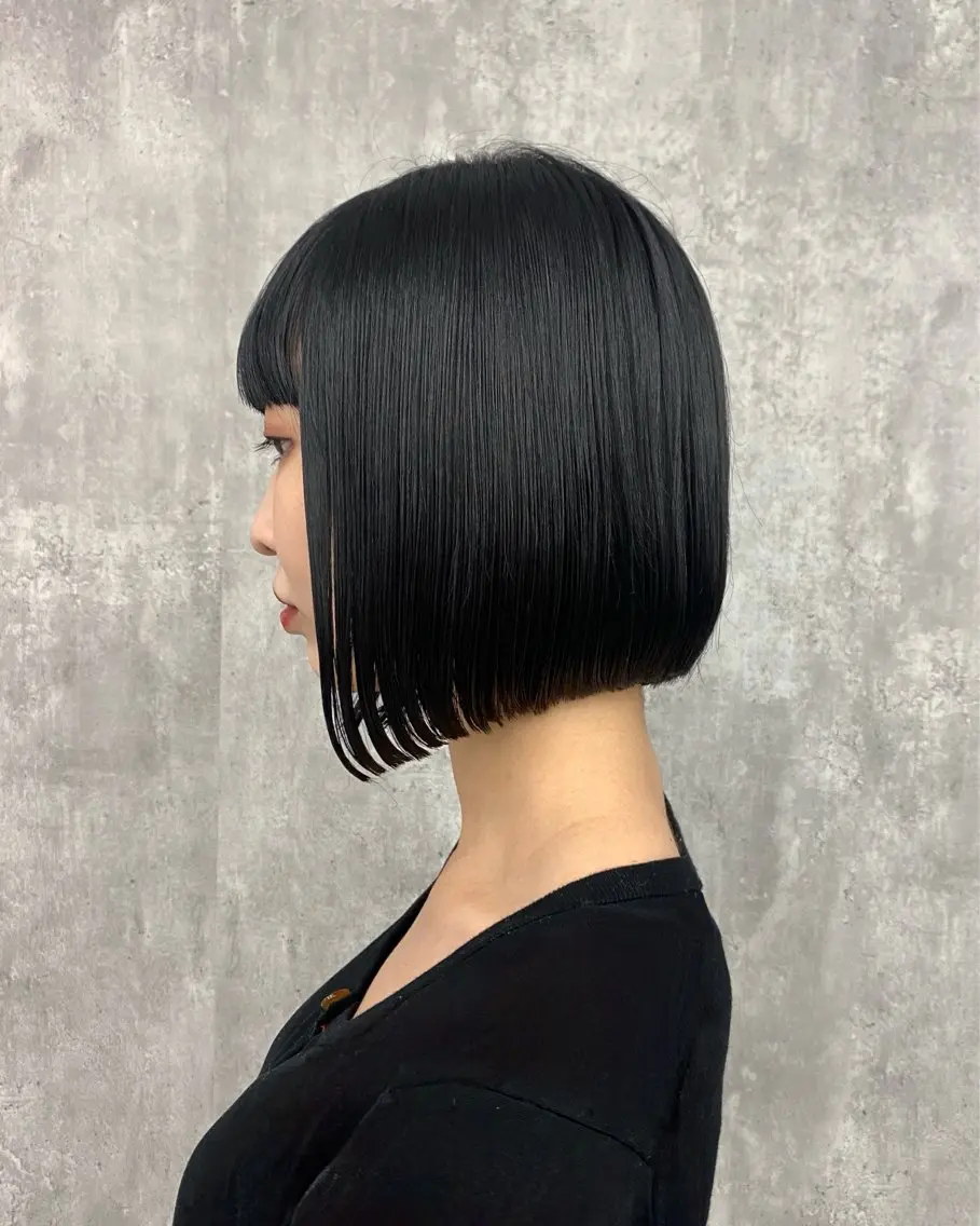 ショート ボブ カット トリートメント レイヤー🎶似合わせ パーマ🎀ナナコのヘアスタイル