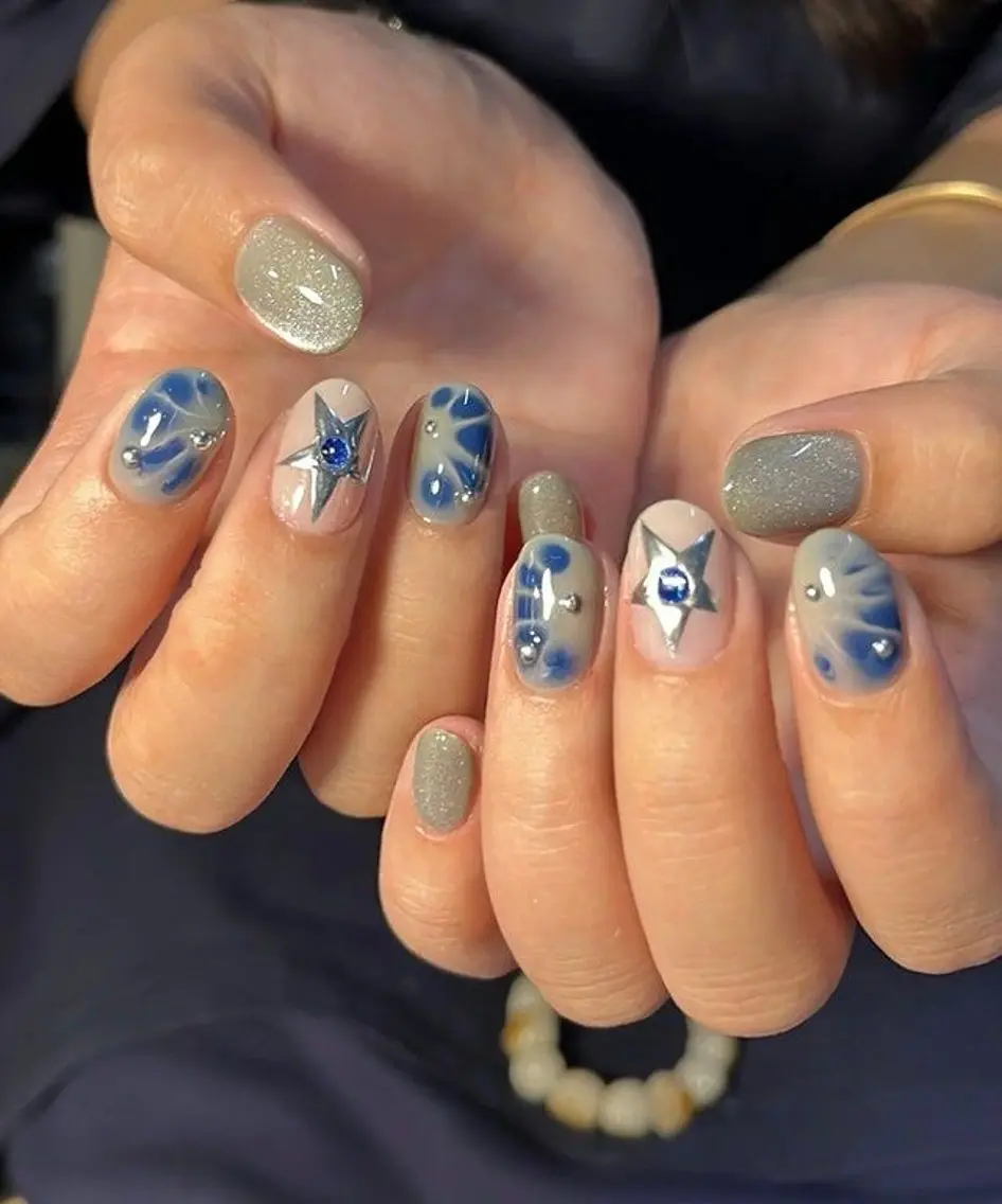 ネイル ハンドネイル AURA NAIL 🌟鶴見店のネイルデザイン