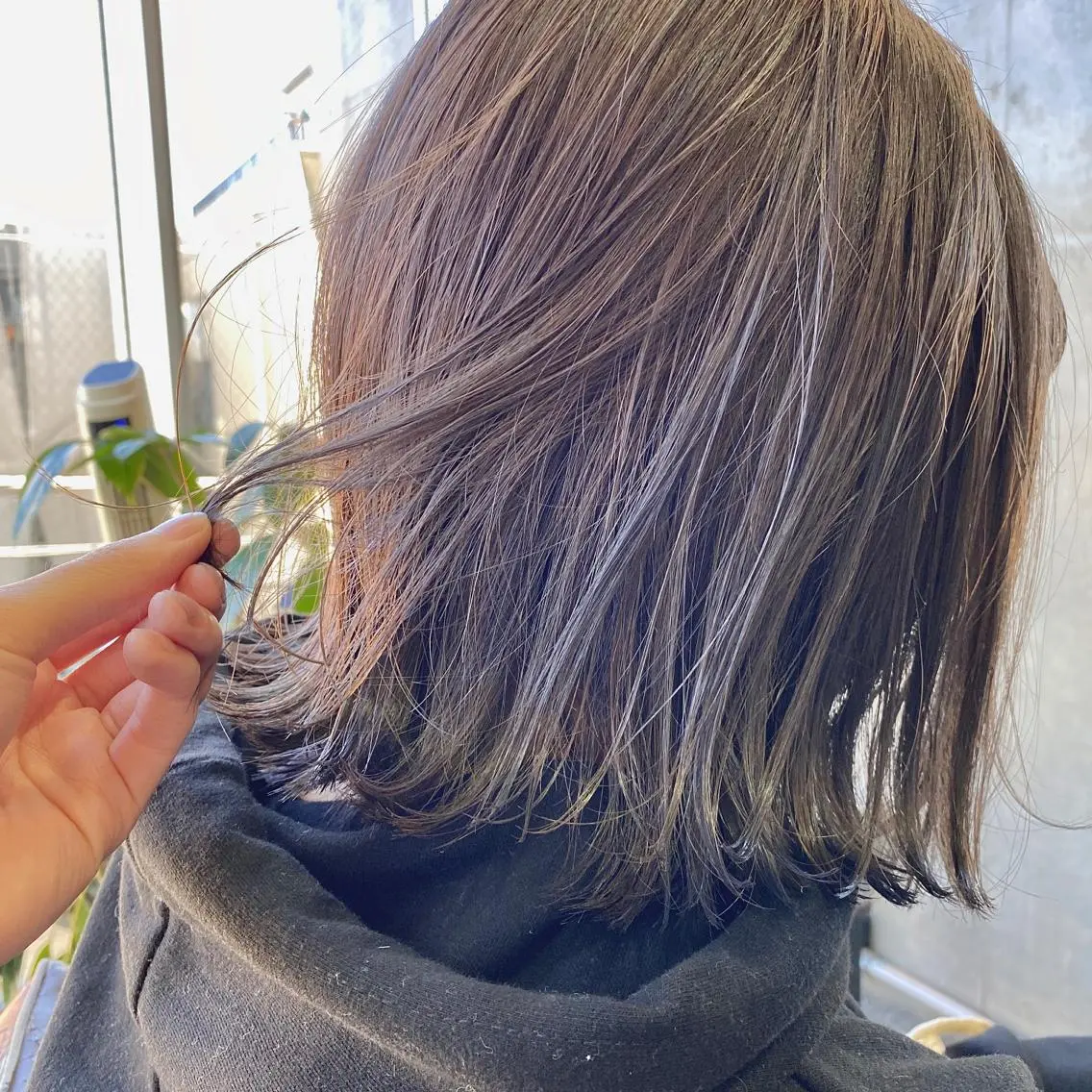ミディアム カラー ヘアアレンジ カット ヘアカラー トリートメント ヘッドスパ 【ダメージレス施術】 【透明感】北村 拓也のヘアスタイル