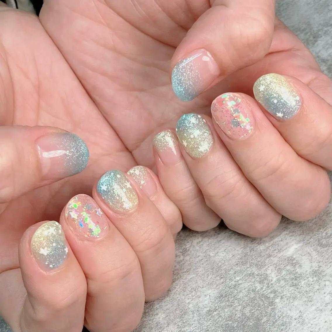 ネイル ハンドネイル ハンドケア shino🌟 痛ネイルのネイルデザイン
