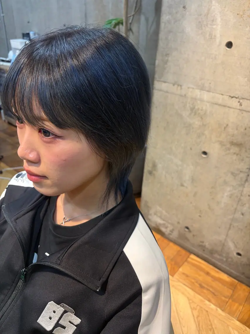 ミディアム ヘアカラー コバヤシ リナのヘアスタイル