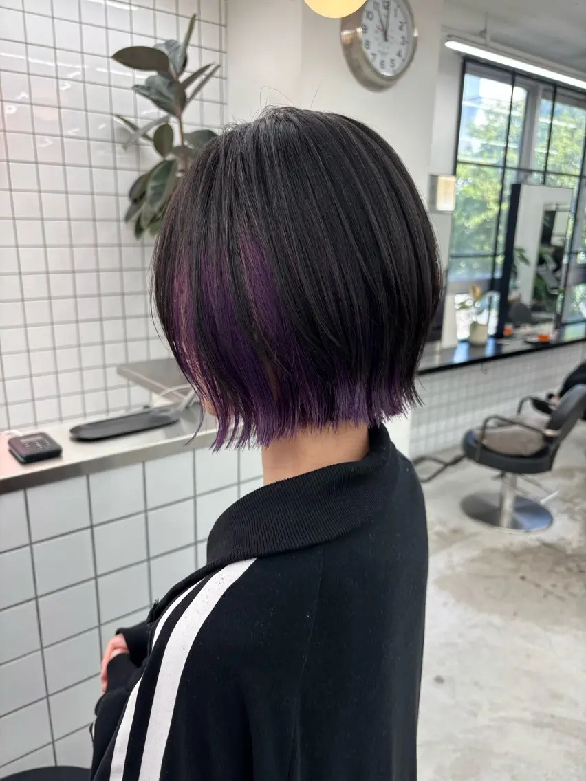 ショート カラー ヘアアレンジ カット ヘアカラー 夕羽夢🍓矢場/ JILLSTUDIOのヘアスタイル