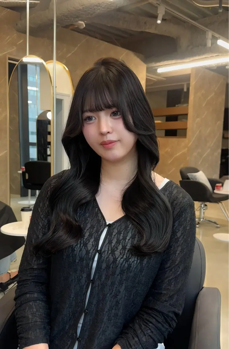ロング カラー 透明感カラー くびれヘア カット ヘアカラー 髪質改善🫧 カラー特化/Hinaのヘアスタイル
