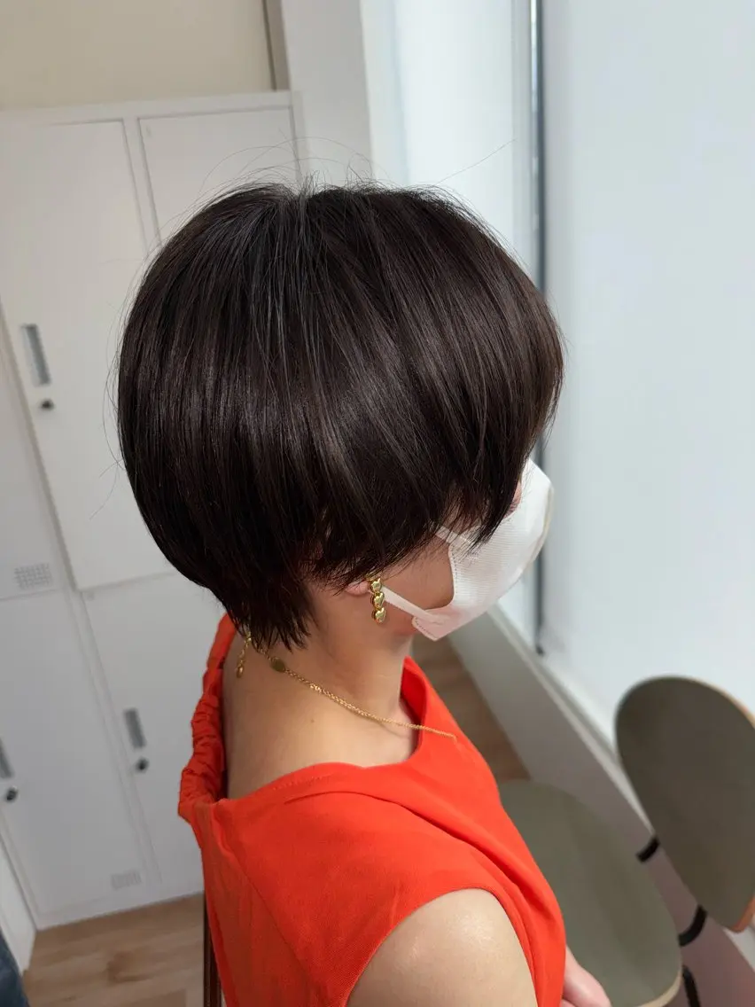 カラー 阿部 柚月のヘアスタイル
