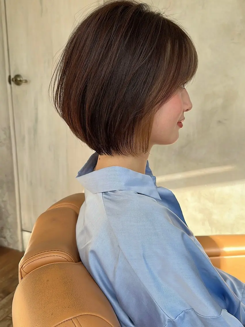 ショート カラー ショートボブ ボブ 似合わせカット ショートヘア 小顔カット カット ヘアカラー トリートメント ショート、ボブの神✨ 峯朋也✂︎✨のヘアスタイル