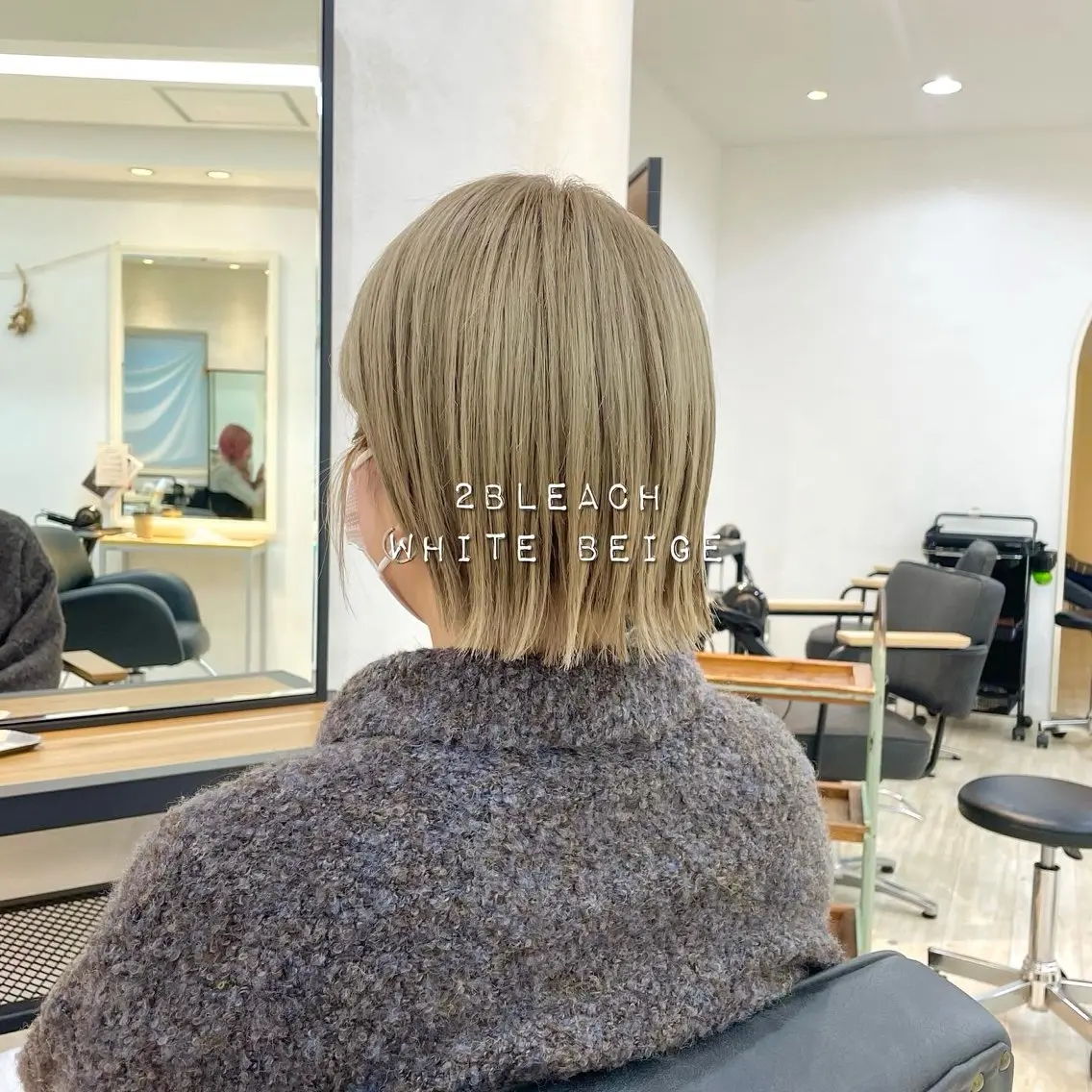 ショート カラー ゆさこのか ダブルカラー/縮毛のヘアスタイル