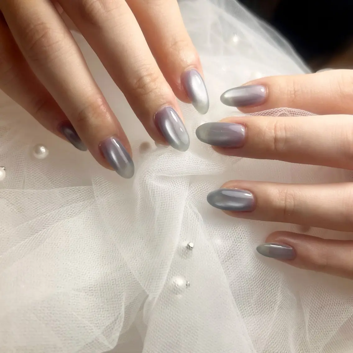 ネイル マグネットネイル ハンドネイル Lilibeauty salonのネイルデザイン