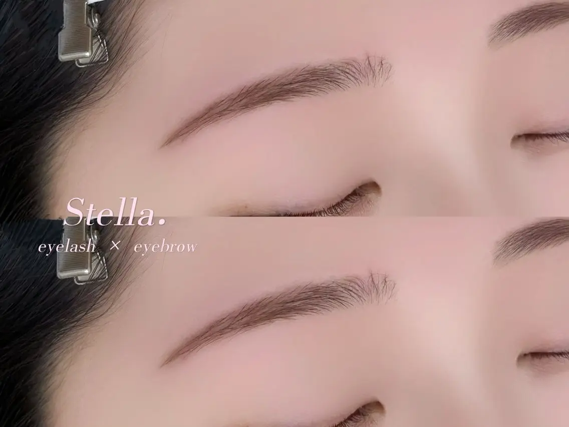【アイブロウ wax+眉染め】/TikTokでバズっている立川のeyelash salon👀💗の写真