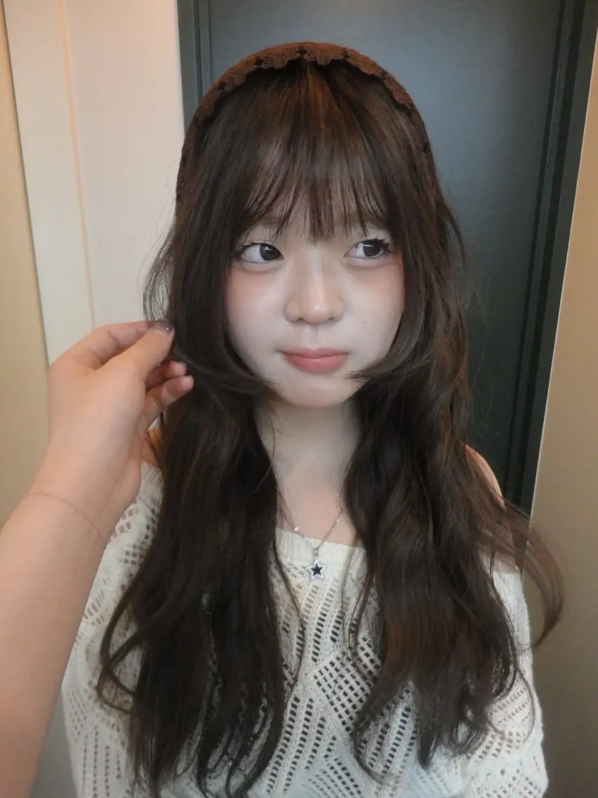 ロング カラー ブラウンカラー 透明感カラー ハイトーンカラー デジタルパーマ/ 表参道/さえのヘアスタイル