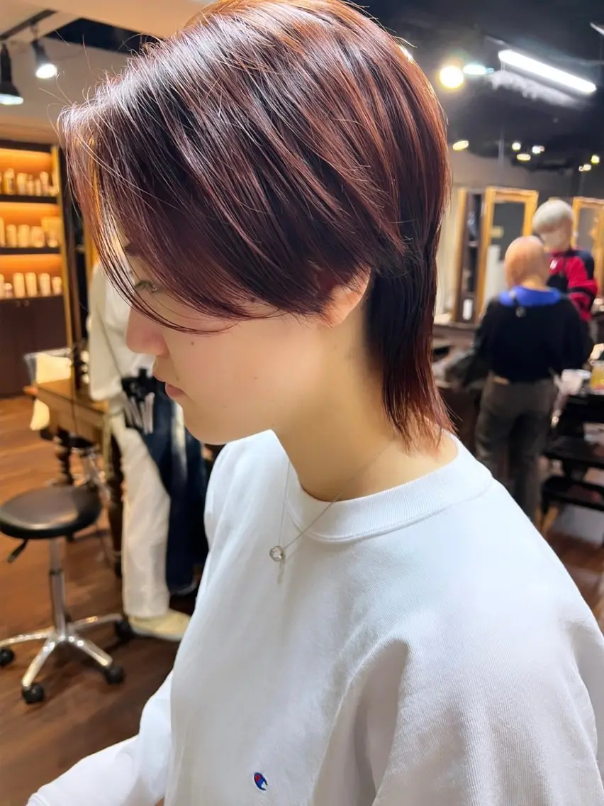 ショート カラー ブリーチ ケアブリーチ 透明感カラー デザインカラー ダブルカラー ハイトーン/ボブ 🎀sonokaのヘアスタイル