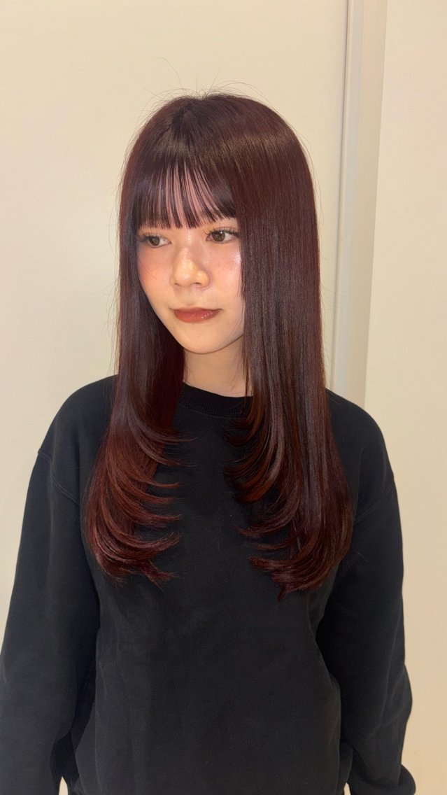 レイヤーカットの写真