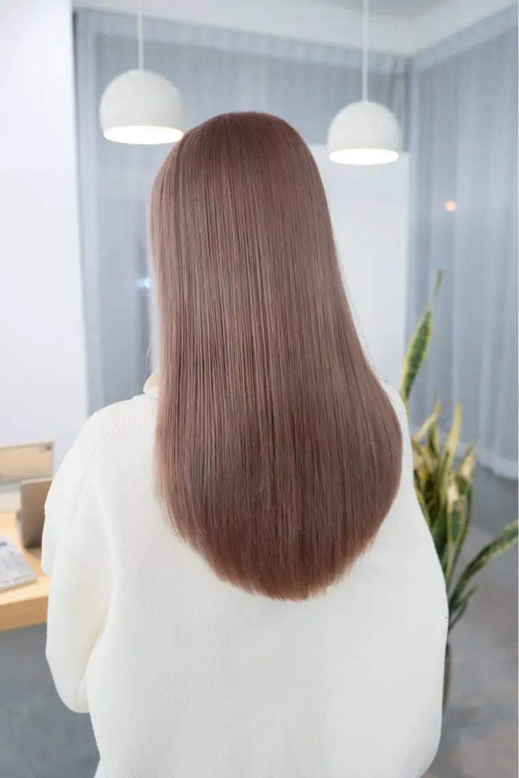 ロング カット ヘアカラー 瀬長なおみ U too e'sのヘアスタイル