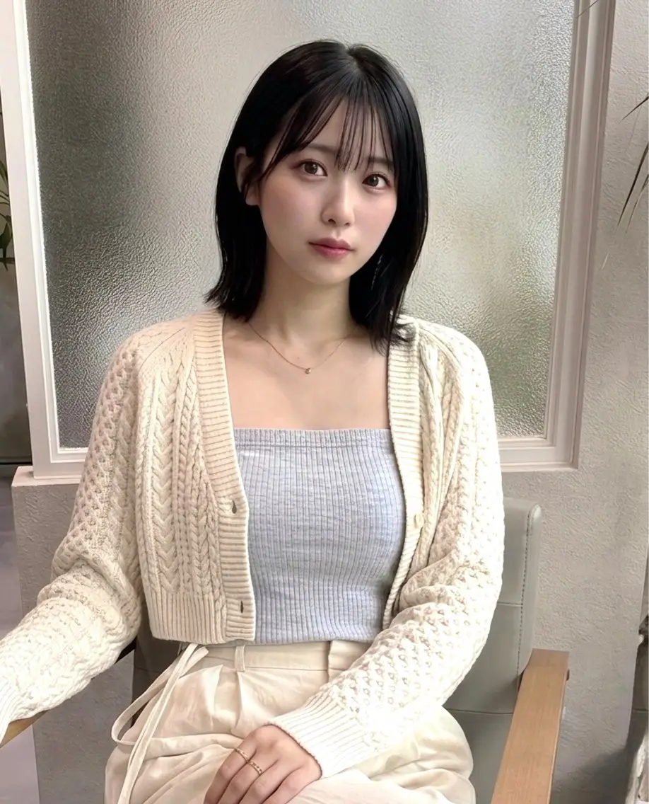 ミディアム 似合わせ特化/ itta𓂃🫧‪のヘアスタイル