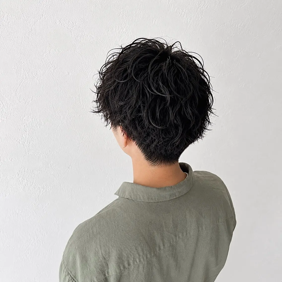 メンズパーマの写真