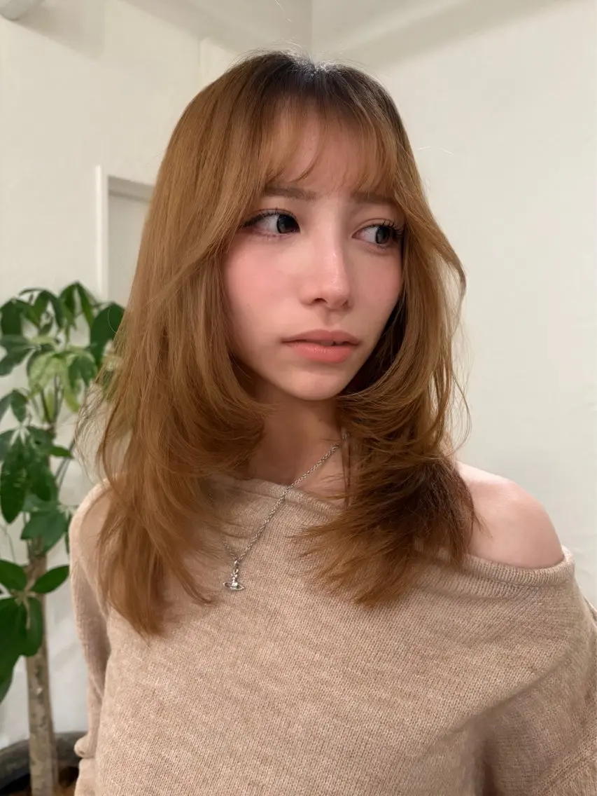 ミディアム yoshihama sumireのヘアスタイル