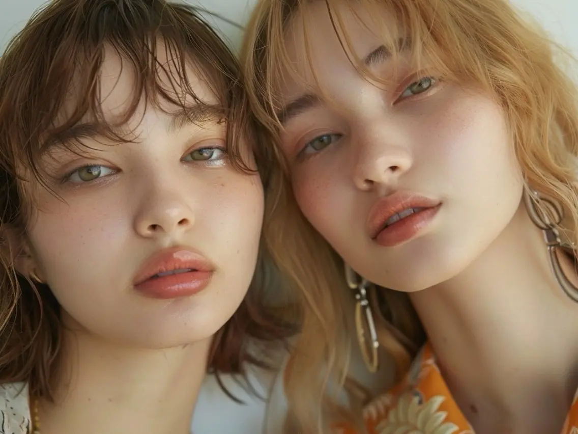 【ナチュラル】フラットラッシュ100本の写真