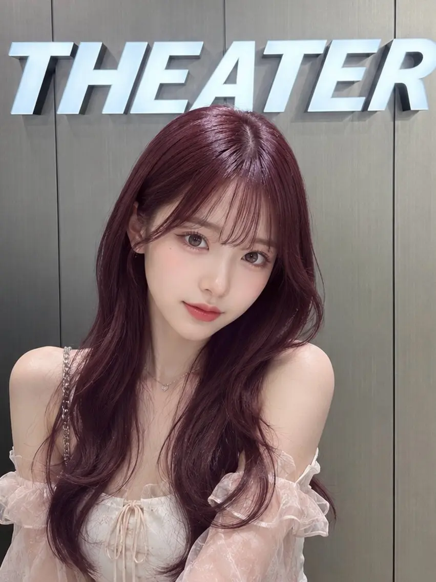ミディアム カラー ブリーチ ブリーチなしカラー カット ヘアカラー ブリーチなし透明感 カラー/MISANOのヘアスタイル