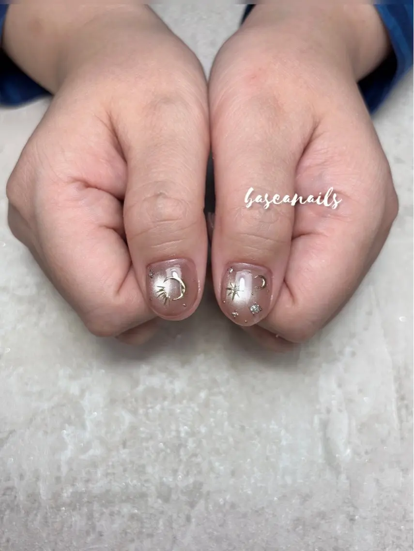 ネイル アートネイル 枚方 Basea nails Minaのネイルデザイン