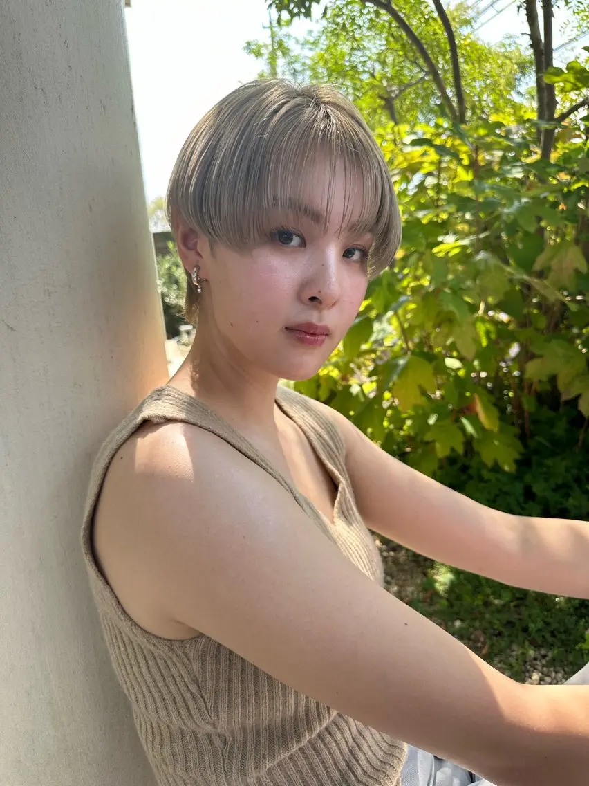 ショート ショートヘア 【パリ研修済】貝沼 しおん（矢場町）のヘアスタイル