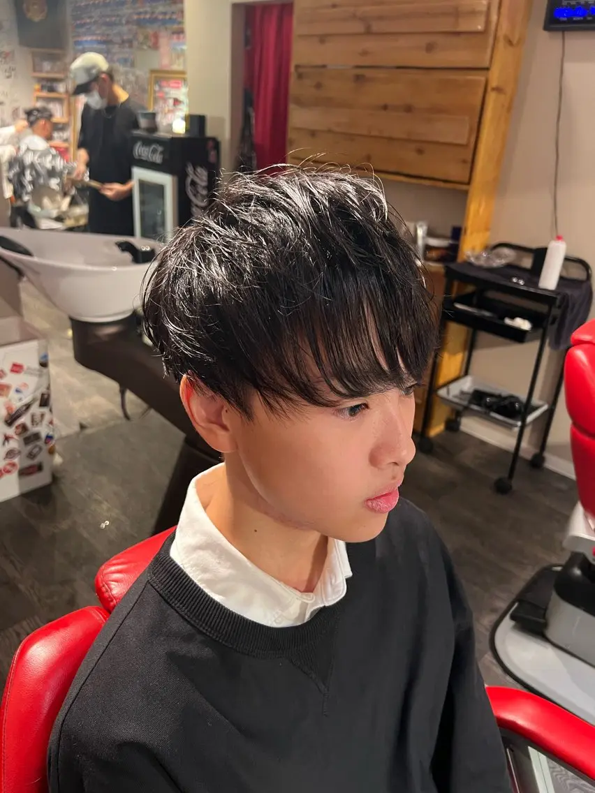 メンズ マッシュ 江口 沙良のヘアスタイル