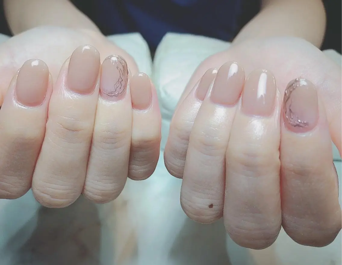 ネイル アートネイル ジェルネイル ニュアンスネイル パラジェル ハンドネイル Nailist Honamiのネイルデザイン