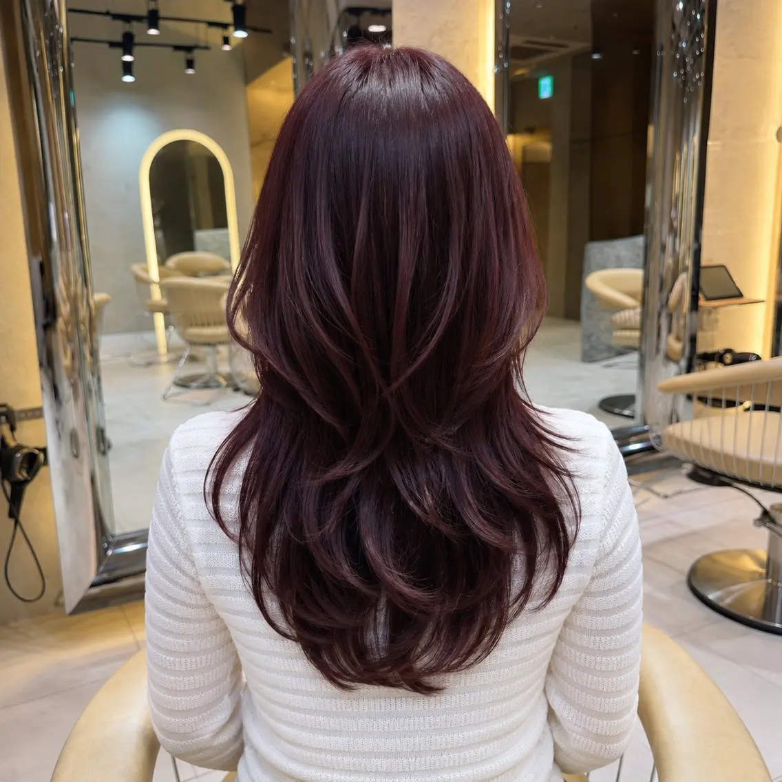 ロング カット トリートメント 🦋高屋敷陸🦋 レイヤー/ハイトーンのヘアスタイル