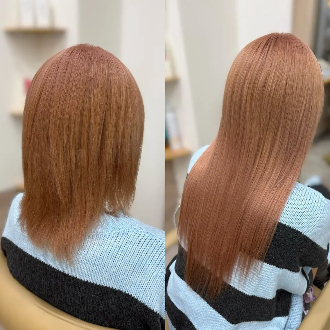 【機械式】羽エクステ80本　¥32000～38000 100％レミ人毛　馴染ませカット込み　毛質持ち6ヶ月～の写真