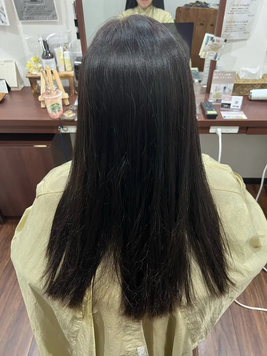 ロング カラー TELA HAIR 店長 塩田のヘアスタイル