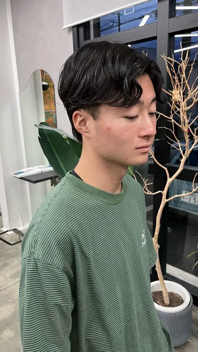 メンズ パーマスタイル特化◎ 永戸圭汰のヘアスタイル