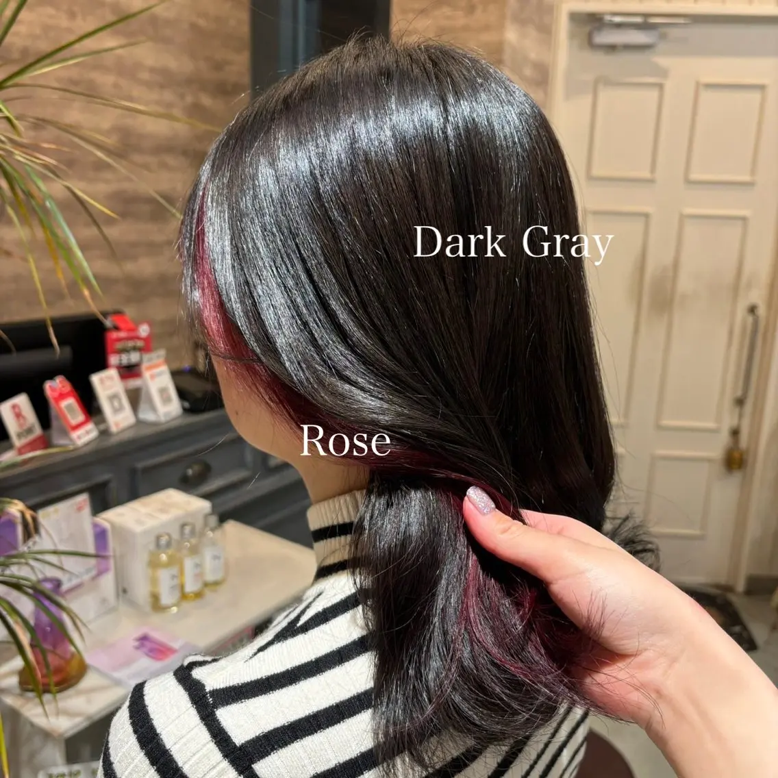 セミロング カラー ブリーチ ブルーカラー ダブルカラー グラデーションカラー ハイライトカラー 🫟Blanco🫟 Color&Careのヘアスタイル