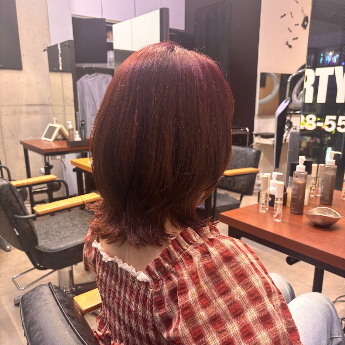 ミディアム カット ヘアカラー トリートメント 練習モデル大募集！ 遠山麻帆のヘアスタイル